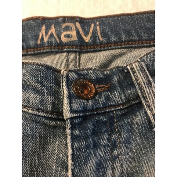 Mavi Women's Jeans Marie Super Low Flare Stretch Distressed Size 25 X 31 NWT - Picture 5 of 10
